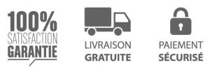 100% sécurisé livraison gratuite paiement sécurisé